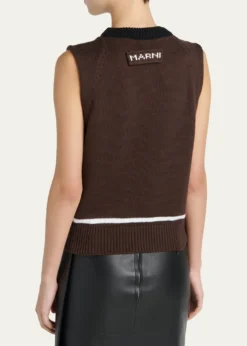 MarniCrewneck Sleeveless Sweater