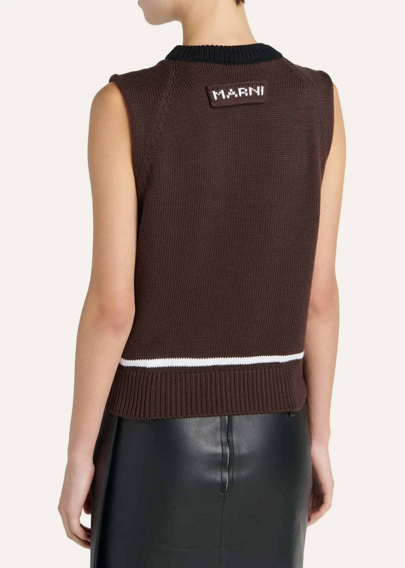 MarniCrewneck Sleeveless Sweater