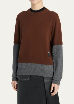 MarniDouble-Layered Cashmere Sweater