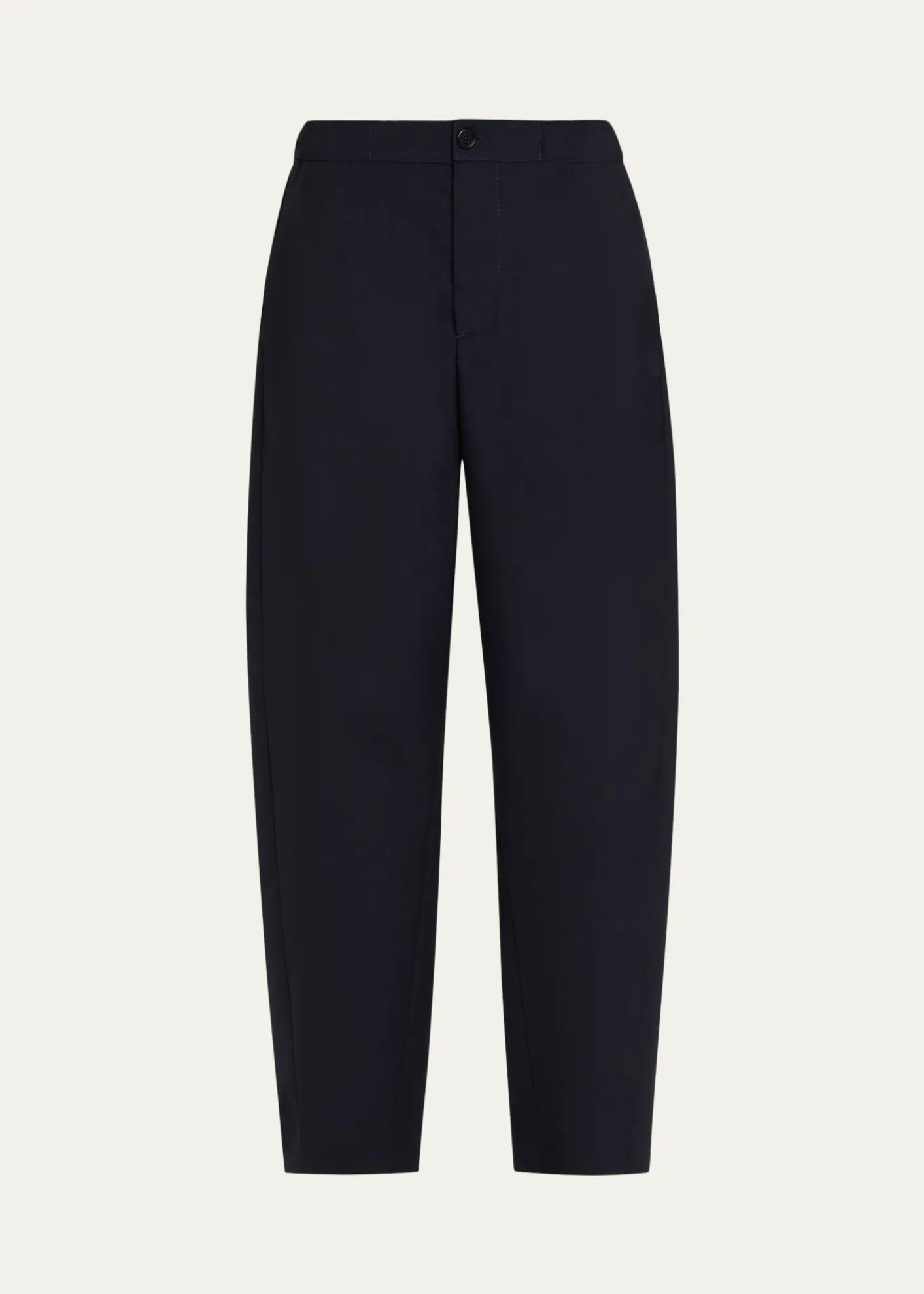 MarniElastic Waistband Straight-Leg Trousers