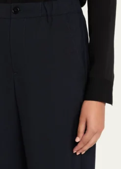 MarniElastic Waistband Straight-Leg Trousers