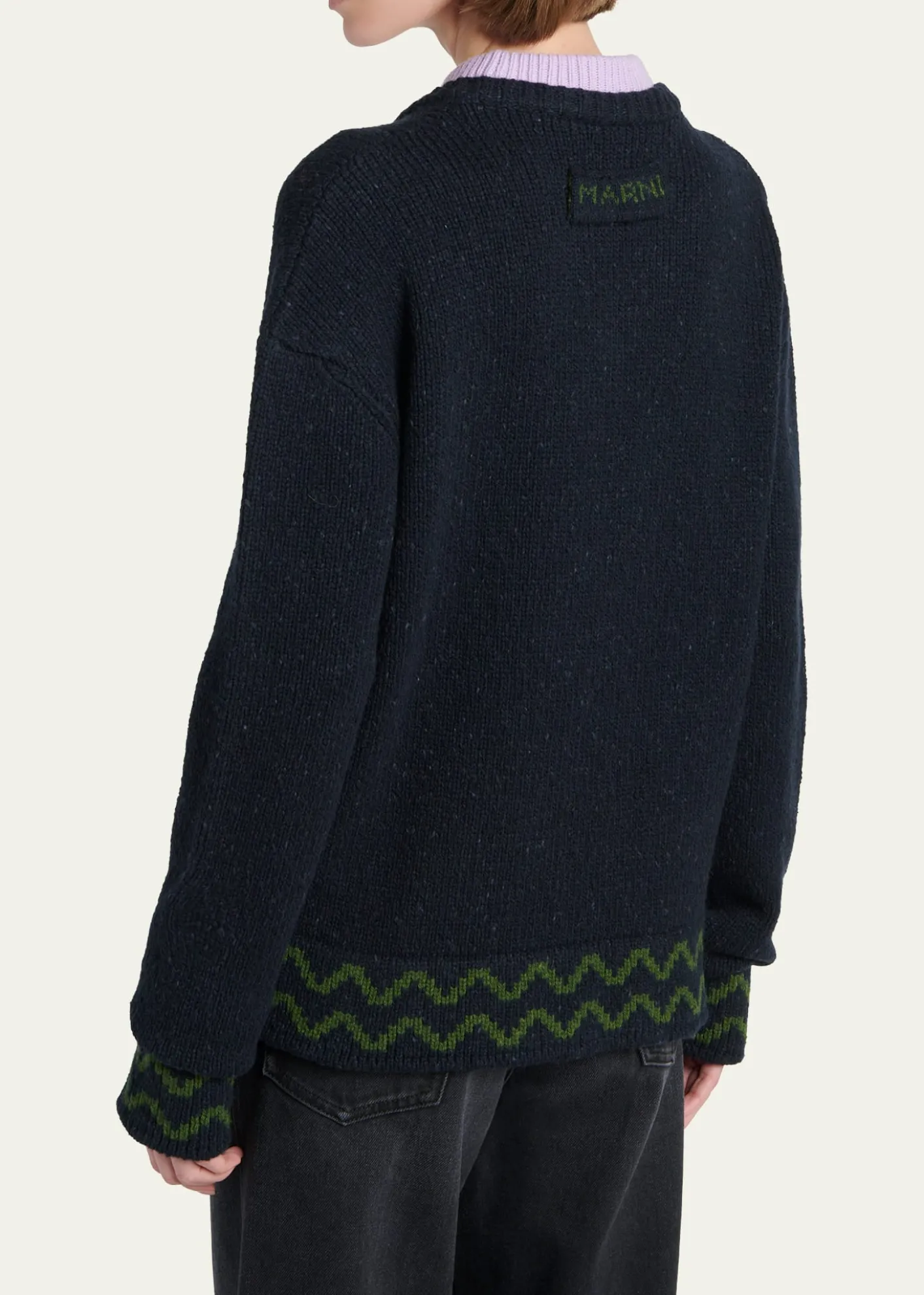 MarniLayered Wool Sweater