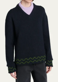 MarniLayered Wool Sweater