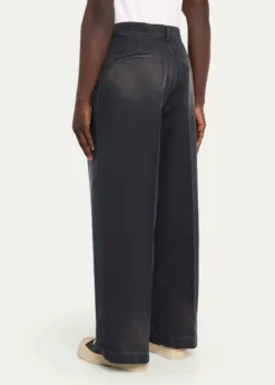 MarniMen's Faded Denim Wide-Leg Pants