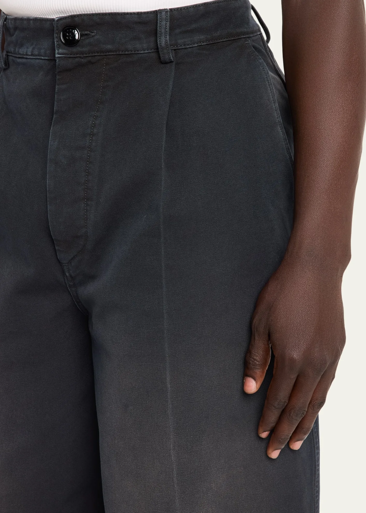 MarniMen's Faded Denim Wide-Leg Pants
