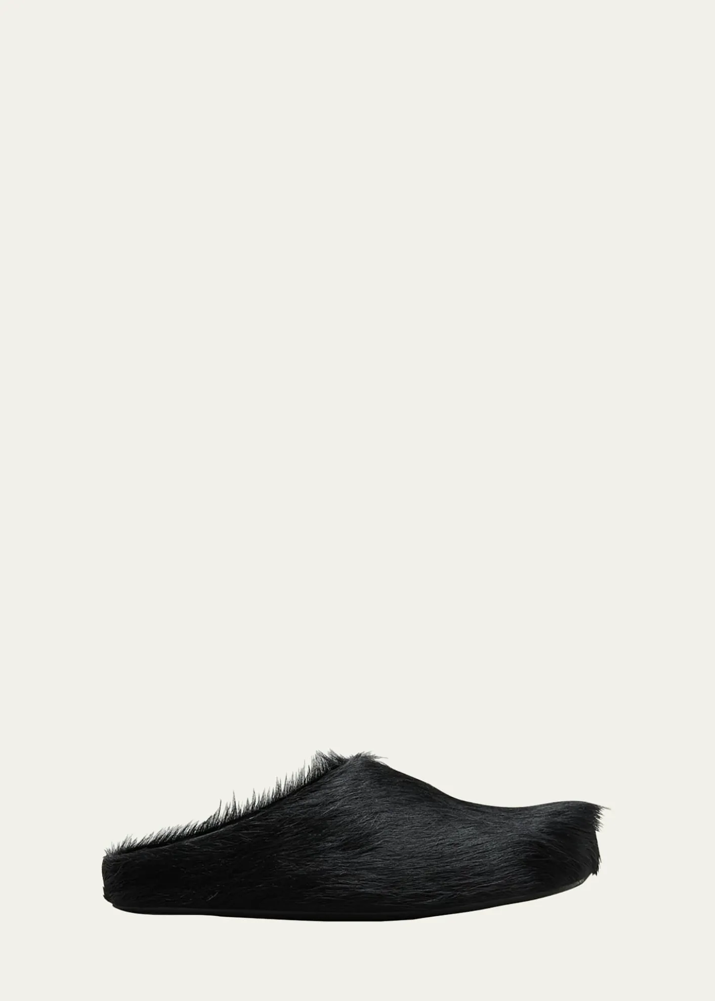 MarniMen's Fussbett Calf Hair Sabot Mules