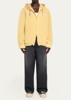 MarniMen's Logo-Patch Crinkled Nylon Hooded Jacket