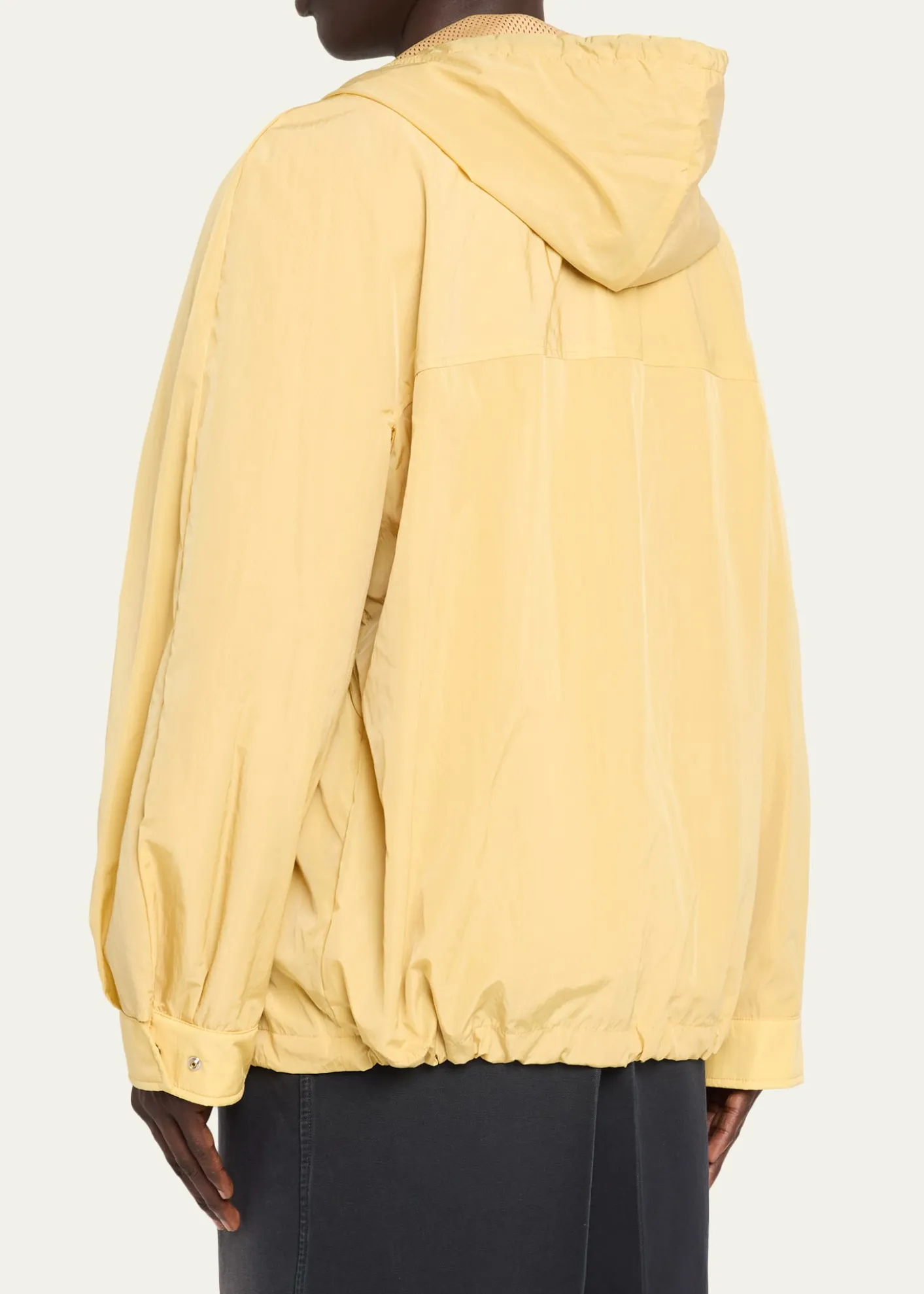MarniMen's Logo-Patch Crinkled Nylon Hooded Jacket