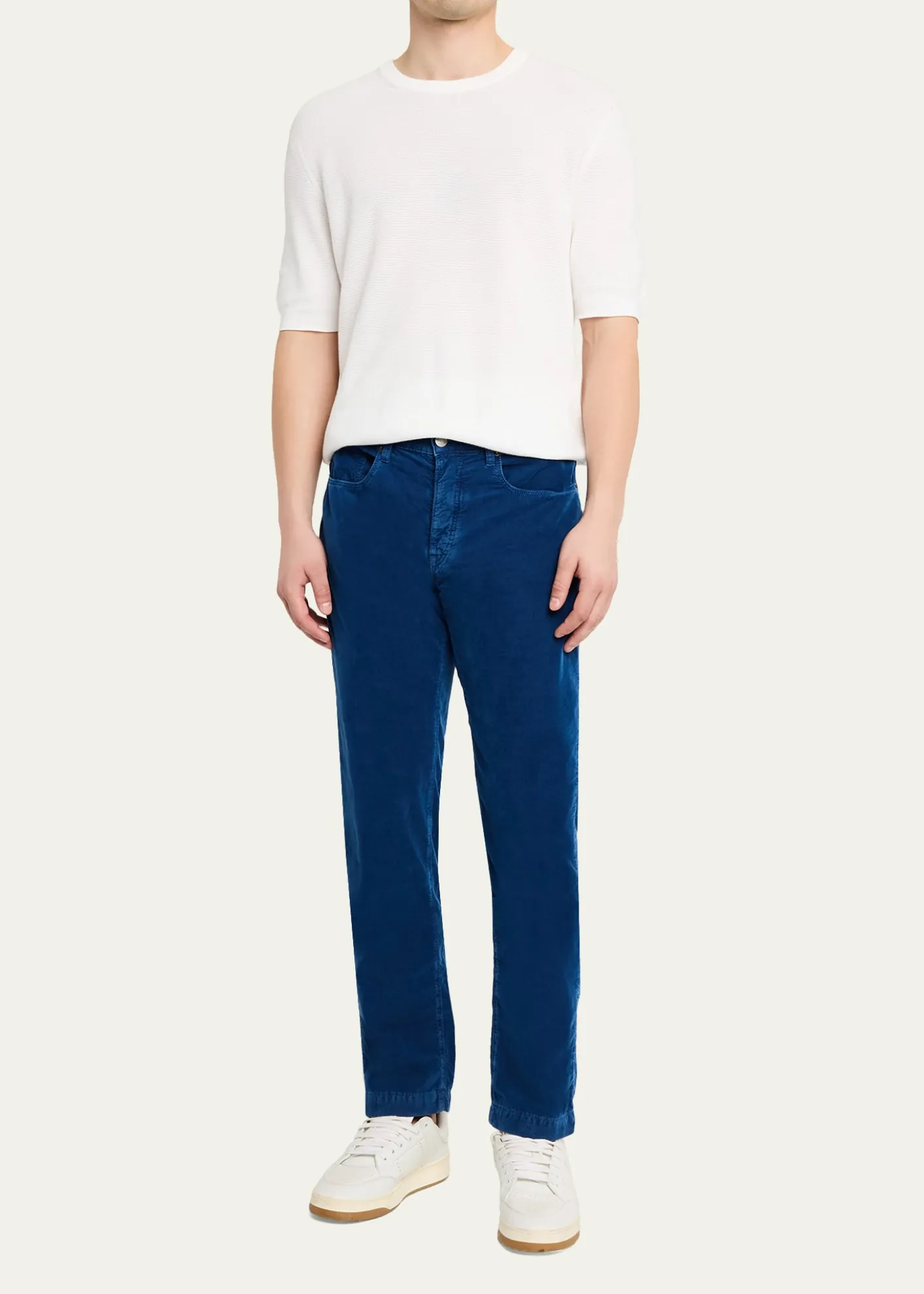 Massimo AlbaMen's Alung Baby Corduroy Five-Pocket Pants