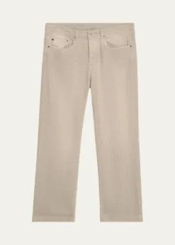 Massimo AlbaMen's Cotton Bull Straight Leg Five-Pocket Pants