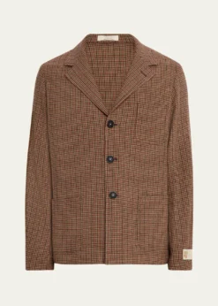 Massimo AlbaMen's Gstaad Wool Nehru Jacket