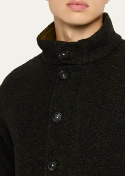 Massimo AlbaMen's Marcos Herringbone Virgin Wool Jacket