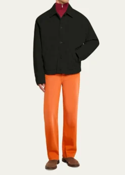 Massimo AlbaMen's Water-Repellent Nylon Shirt Jacket