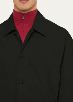 Massimo AlbaMen's Water-Repellent Nylon Shirt Jacket