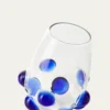 Massimo LunardonBubble Wine Glass, Blue