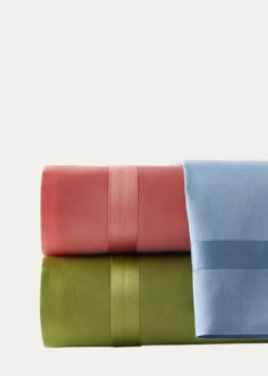 MatoukNocturne 600 Thread Count Full/Queen Flat Sheet
