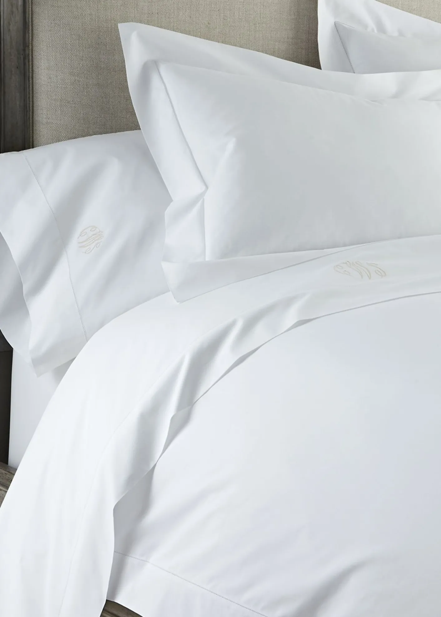 MatoukPositano Hemstitch Standard Sham