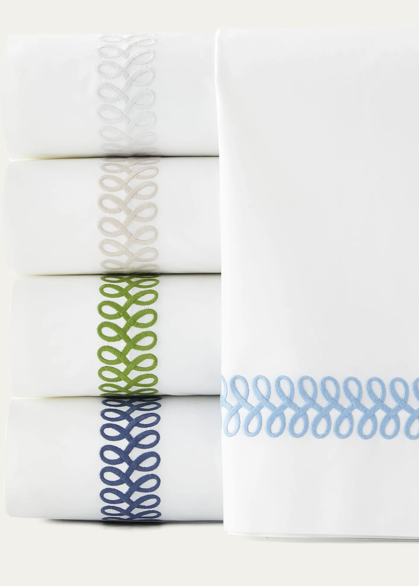Matouk SchumacherAstor Braid Duvet Cover, Full-Queen