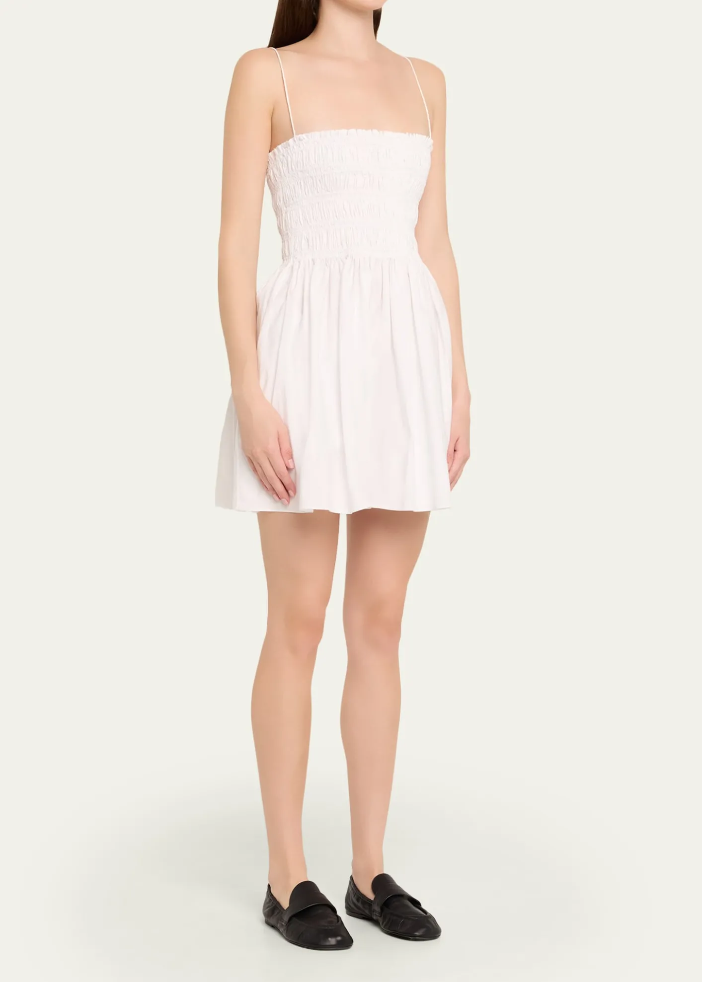 MatteauShirred Bodice Mini Dress