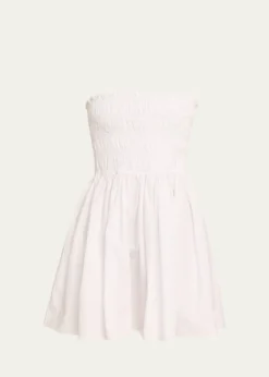 MatteauShirred Bodice Mini Dress