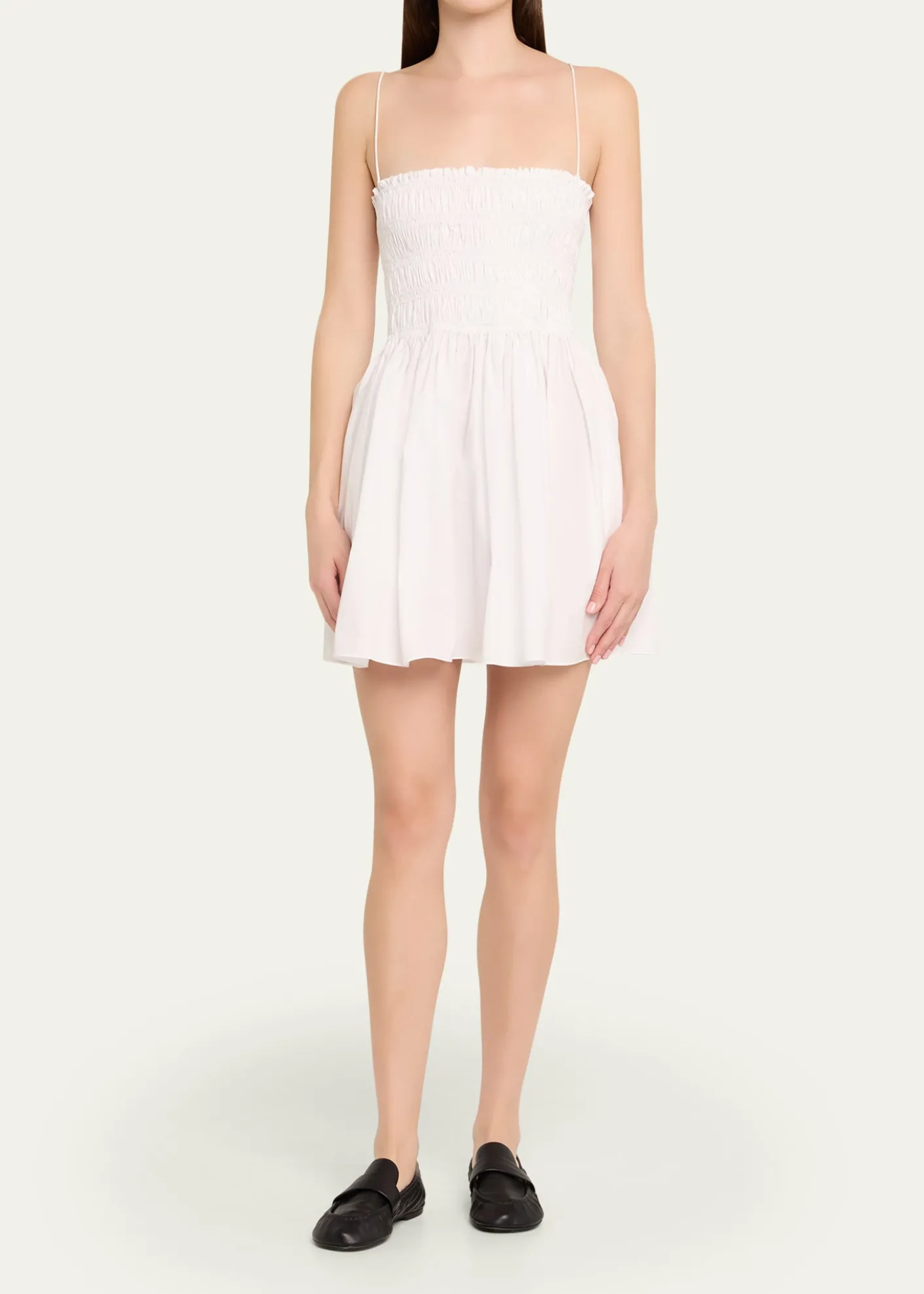 MatteauShirred Bodice Mini Dress