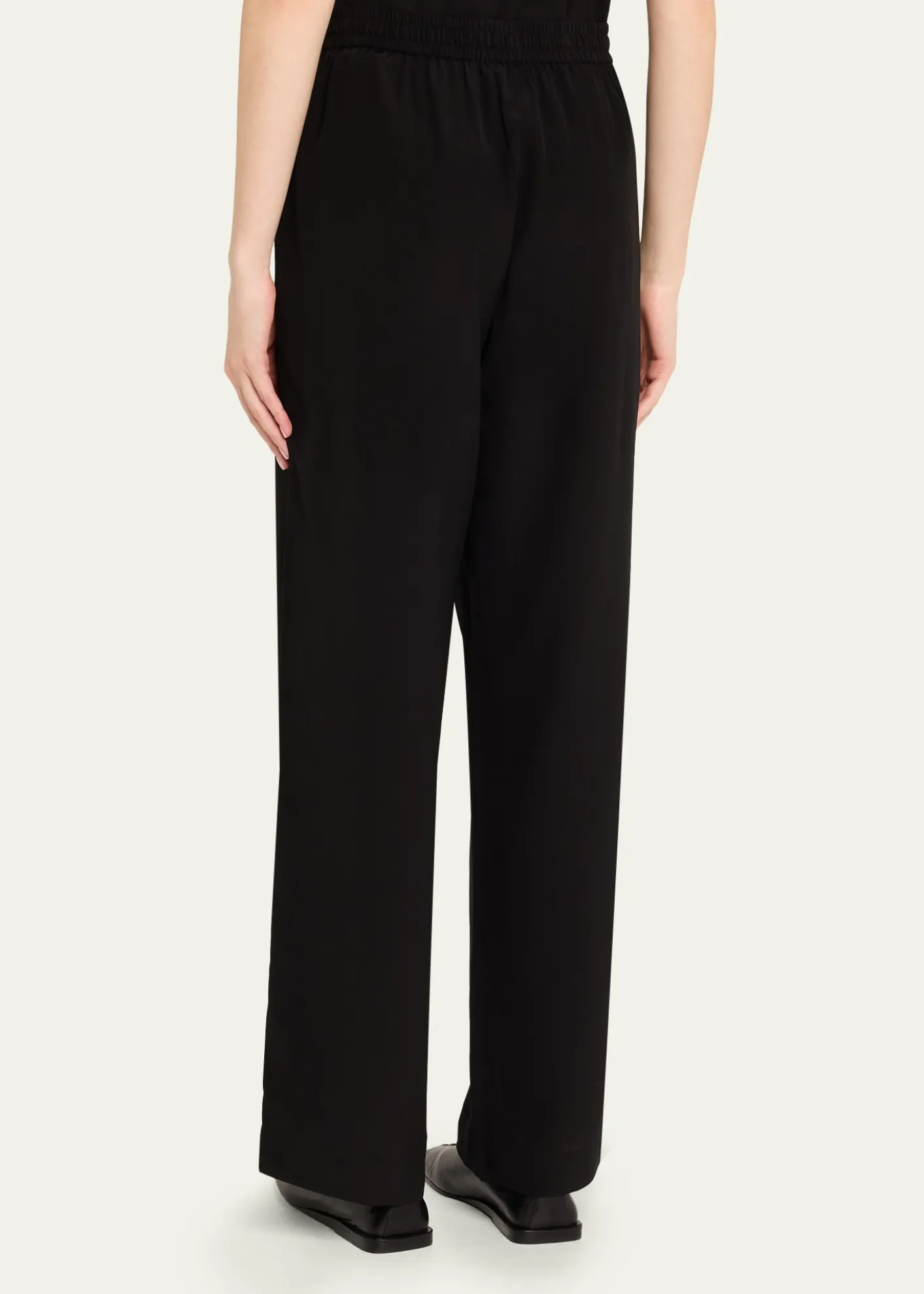 MatteauSilk Drawstring Trousers
