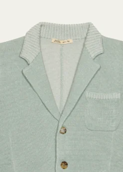 Maurizio BaldassariMen's Vanise Rib Knit Blazer Jacket