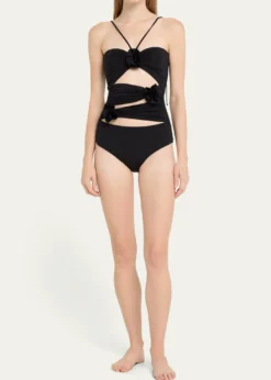 MAYGEL CORONELTrinitaria Cutout Halter One-Piece Swimsuit