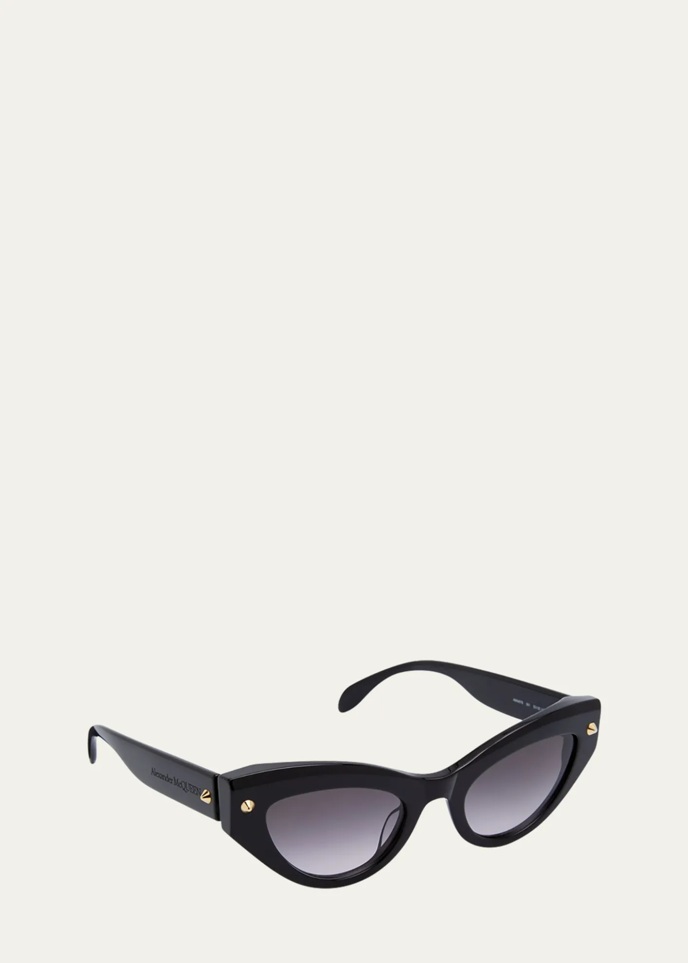 McQueenAcetate Cat-Eye Sunglasses w/ Studded Detail