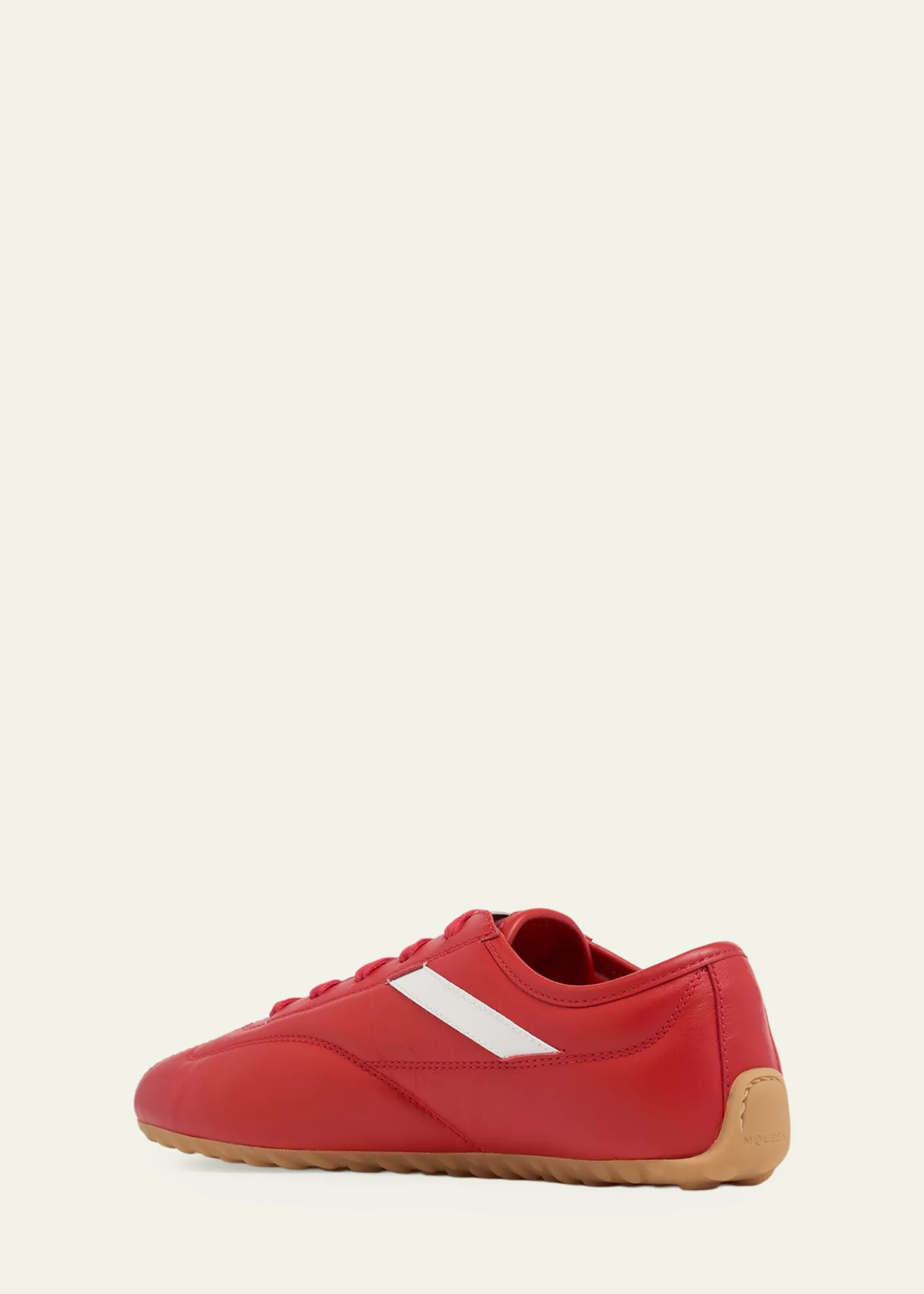 McQueenBox Leather Low-Top Sneakers