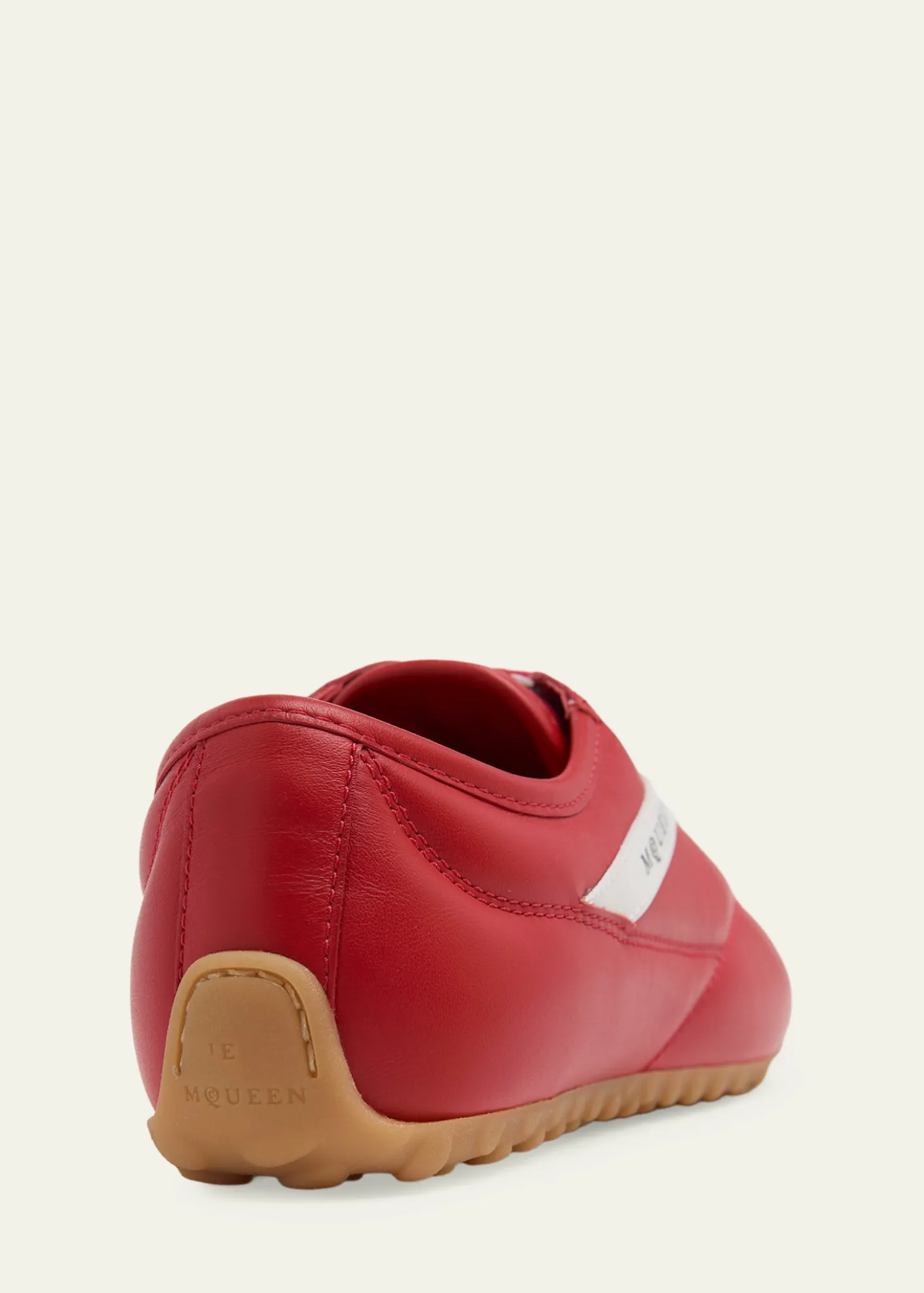 McQueenBox Leather Low-Top Sneakers