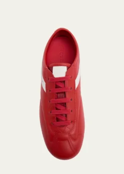 McQueenBox Leather Low-Top Sneakers