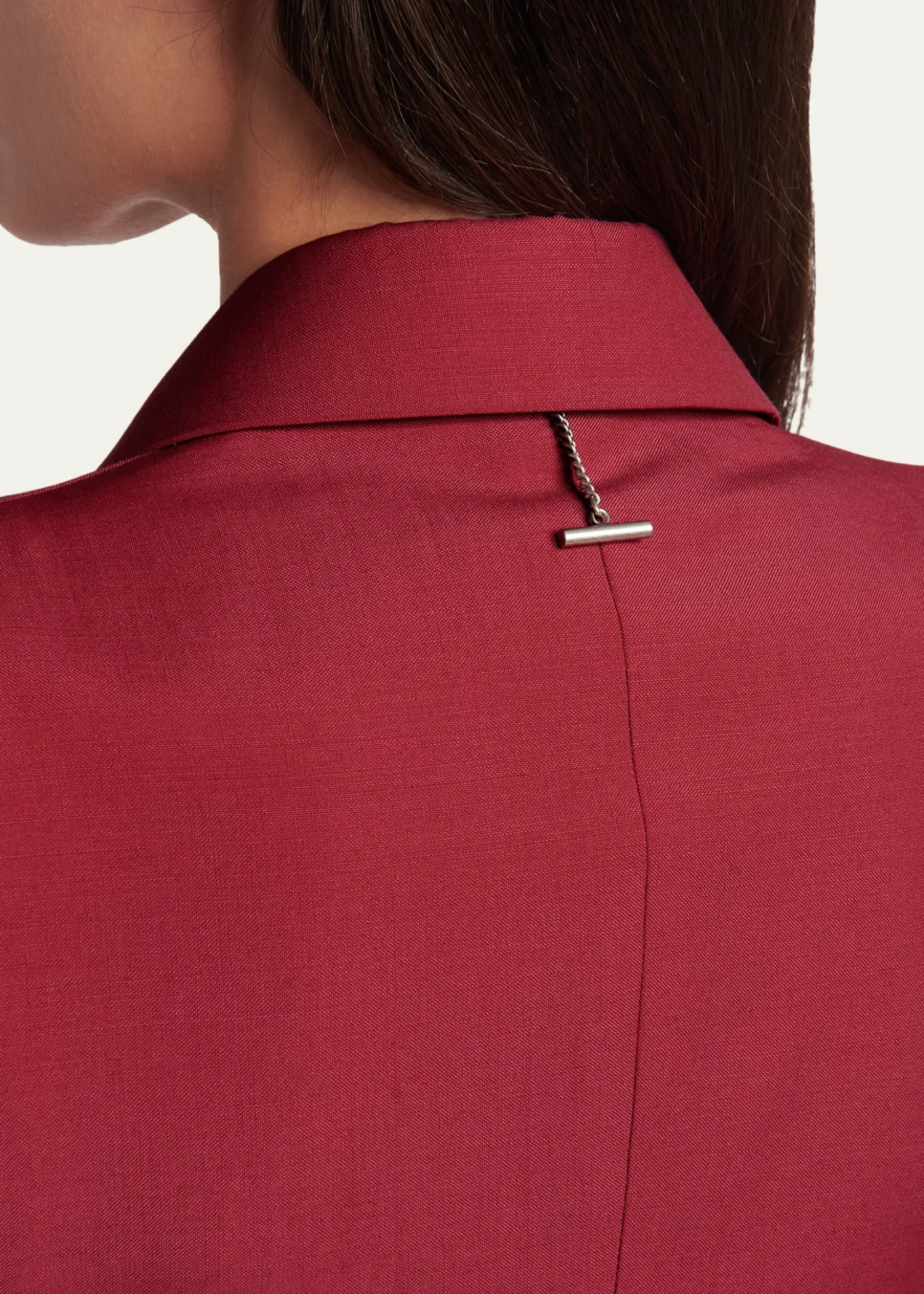 McQueenCertified Wool Mohair Single-Breasted Jacket