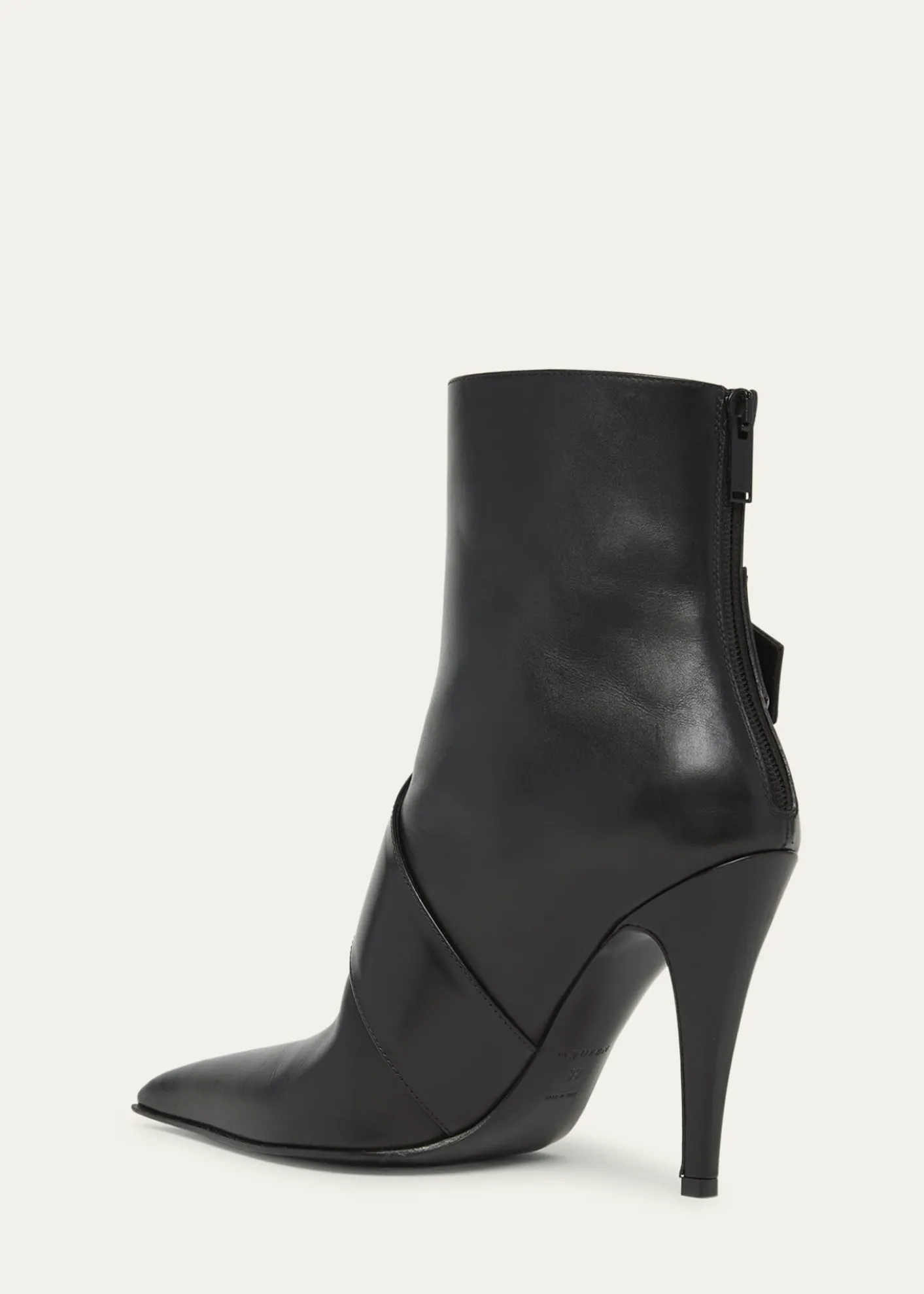 McQueenHeron Buckle Leather Ankle Booties