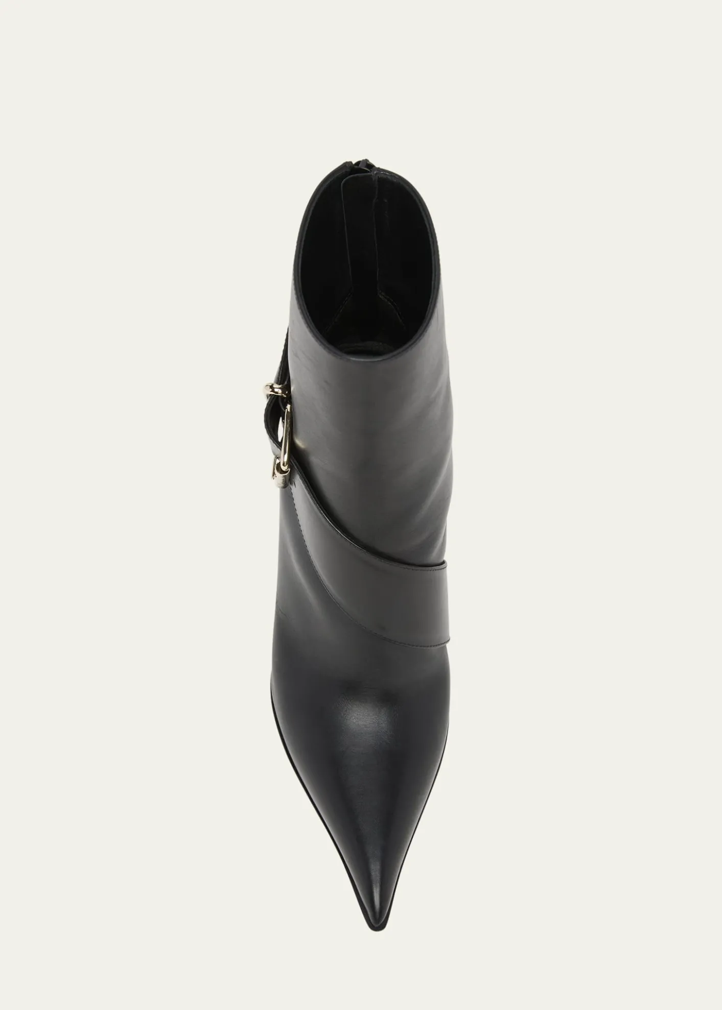 McQueenHeron Buckle Leather Ankle Booties