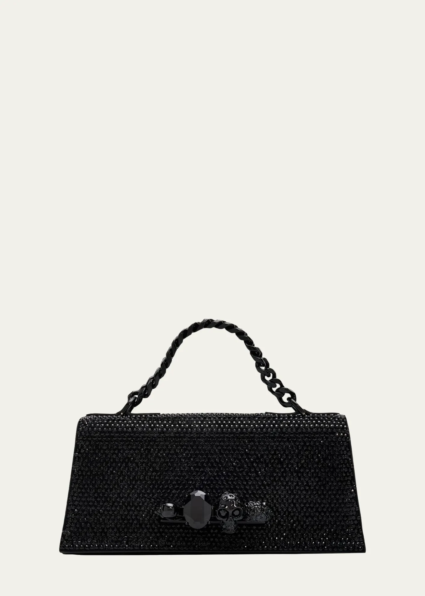McQueenJewelled Top-Handle Bag