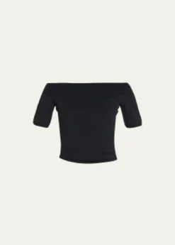 McQueenKnit Off-the-Shoulder Top