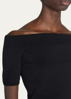 McQueenKnit Off-the-Shoulder Top