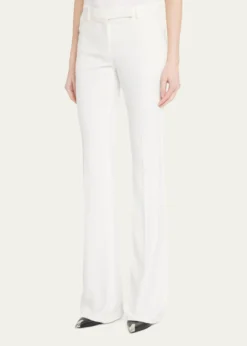 McQueenLeaf Crepe Classic Suiting Pants