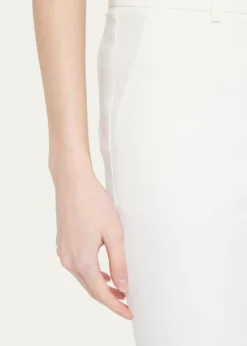 McQueenLeaf Crepe Classic Suiting Pants