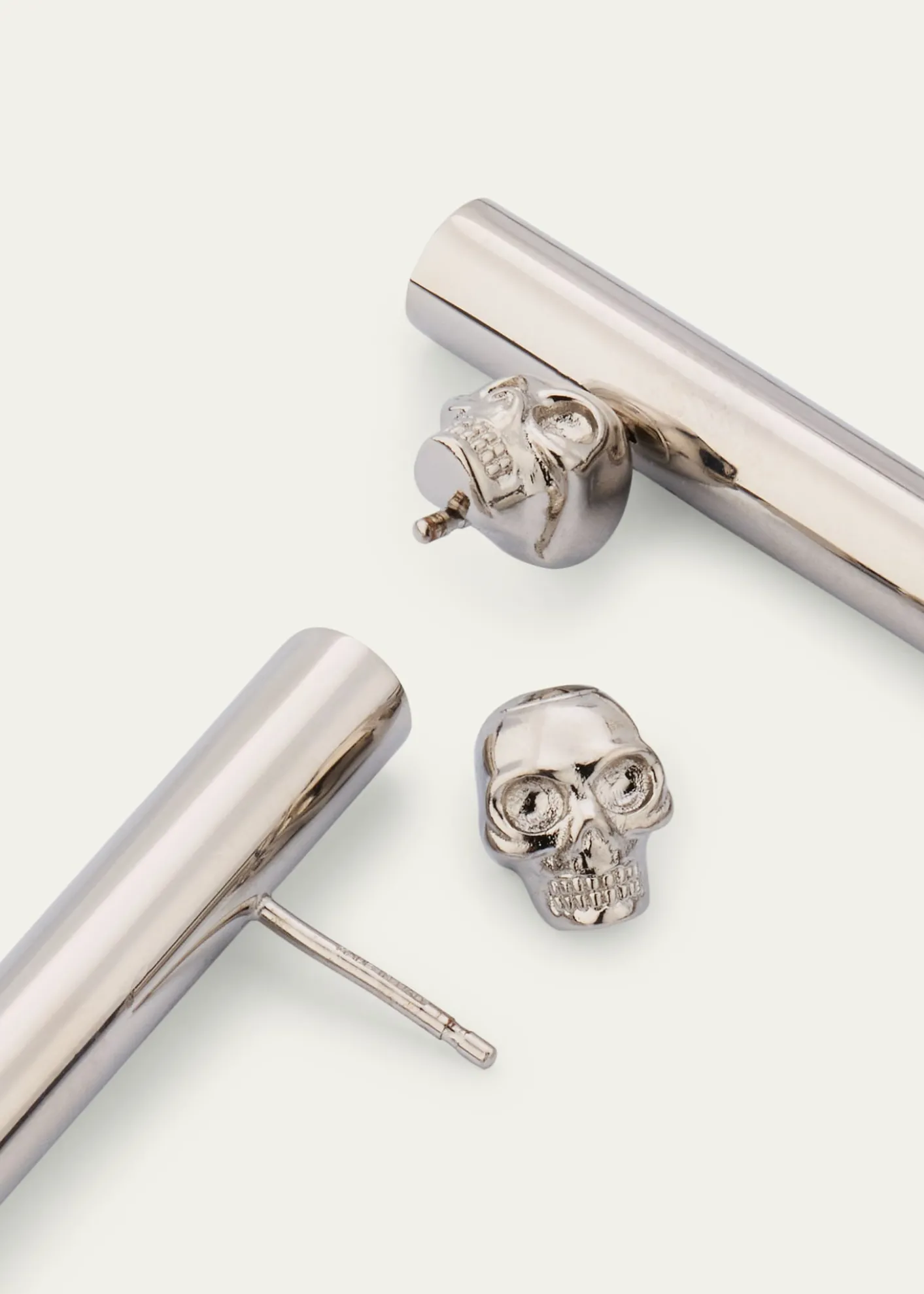 McQueenLogo Cross Bar Earrings