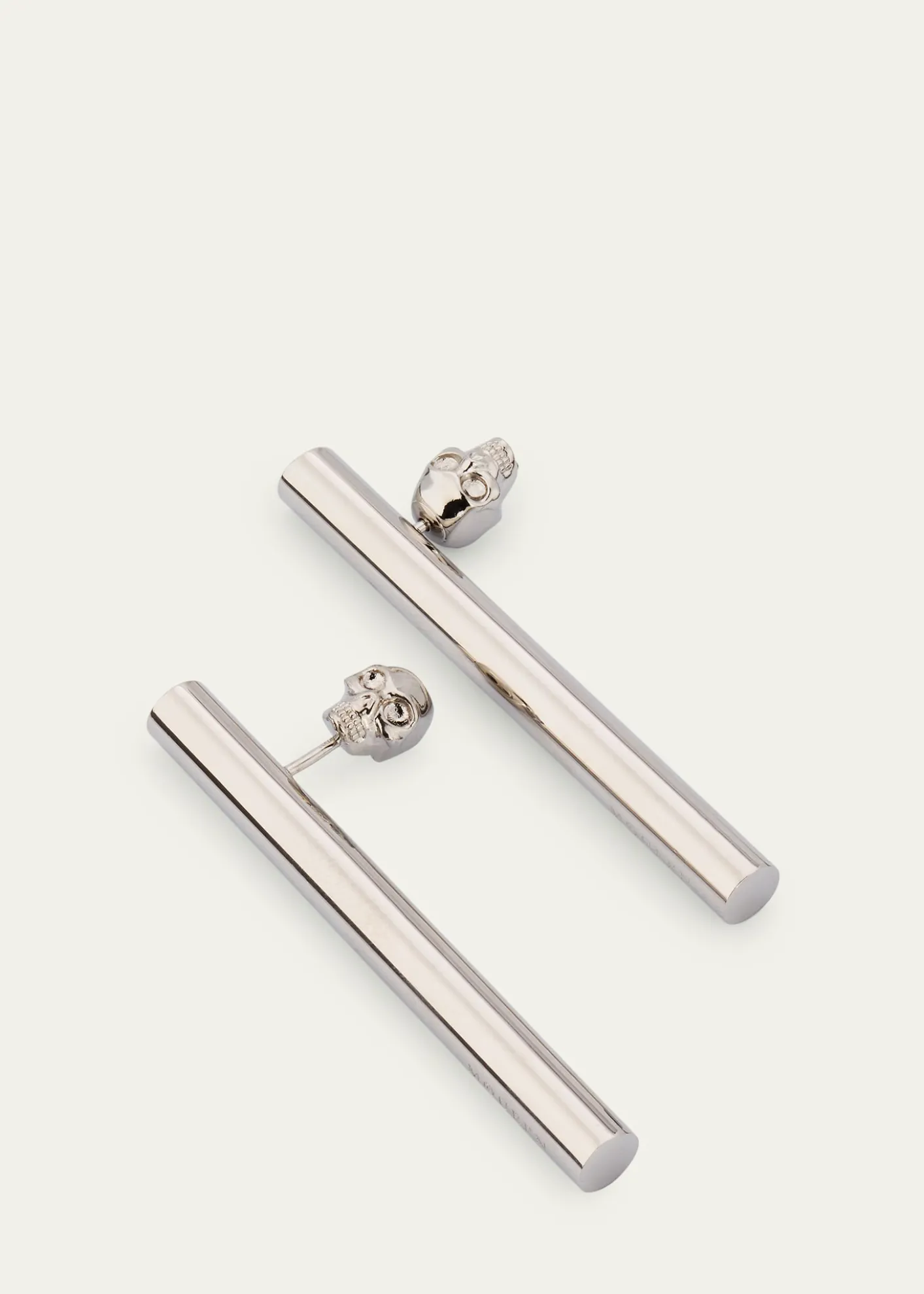 McQueenLogo Cross Bar Earrings