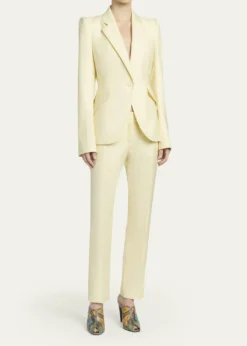 McQueenLow-Rise Cigarette Trousers