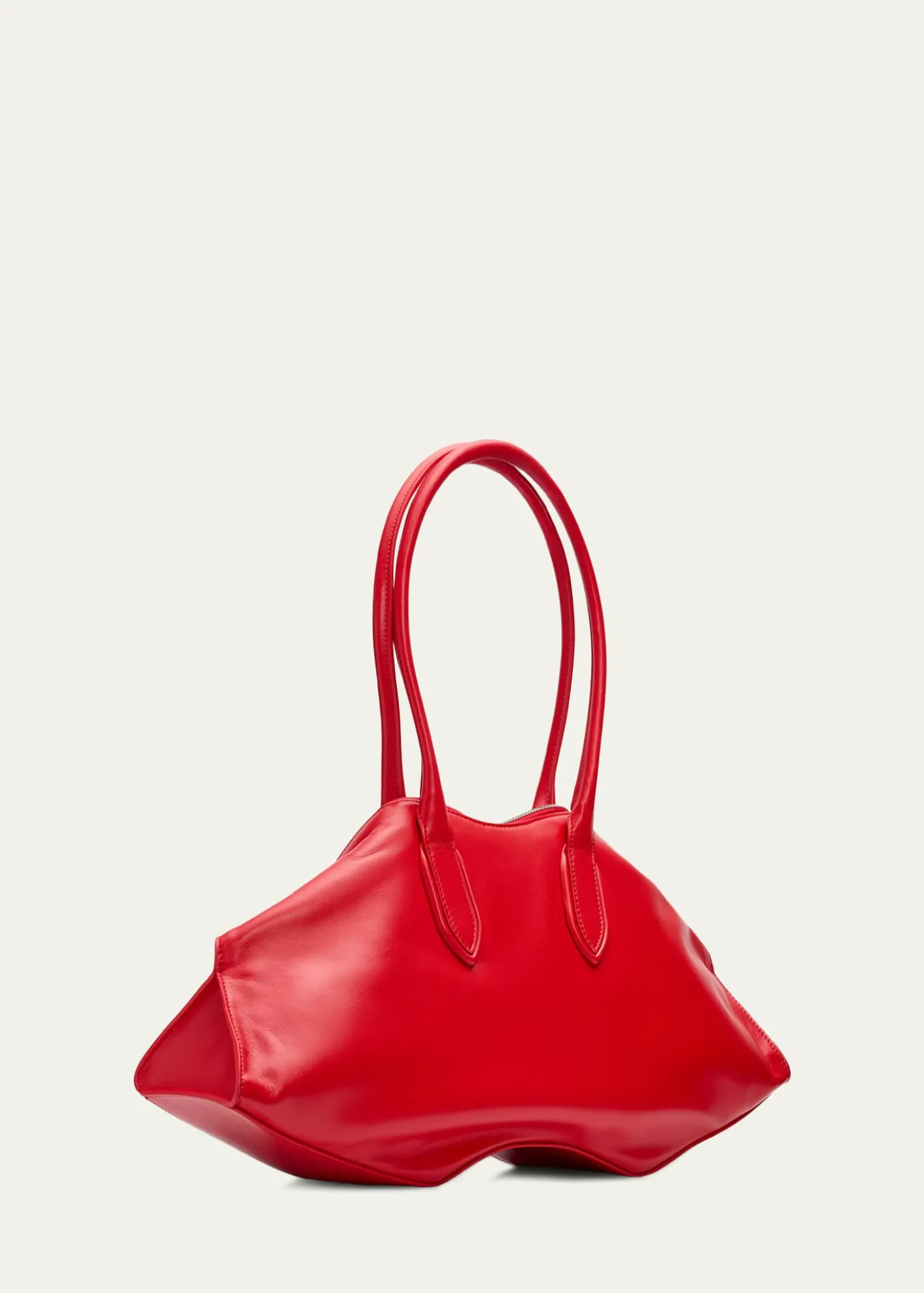 McQueenManta Sculptural Nappa Leather Shoulder Bag