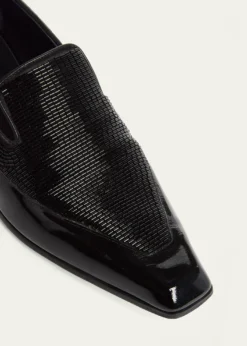 McQueenMen's Artie Beaded Leather Loafers