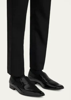 McQueenMen's Artie Beaded Leather Loafers