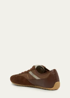 McQueenMen's Boxe Mixed Media Low-Top Sneakers
