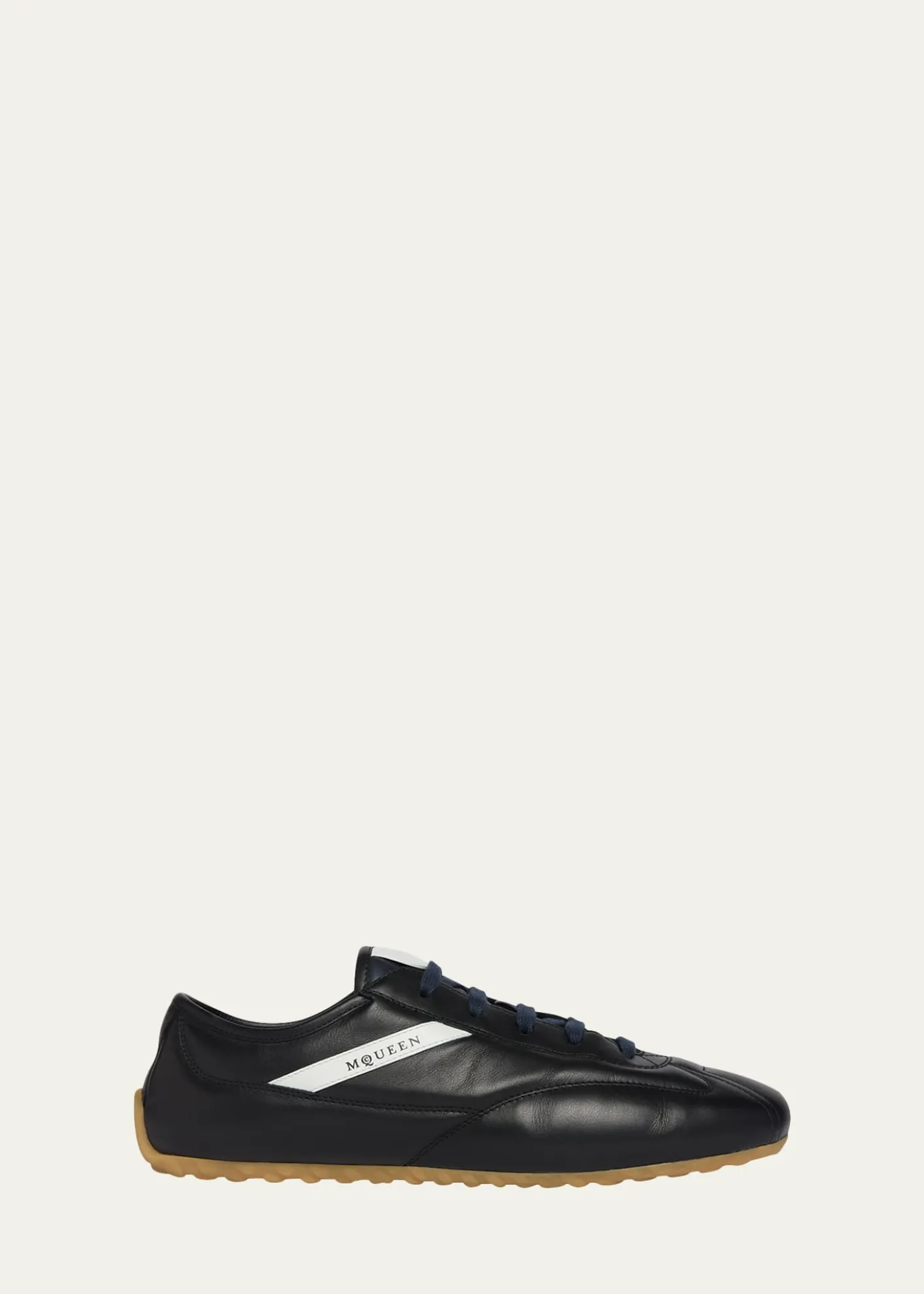 McQueenMen's Boxe Nappa Leather Low-Top Sneakers