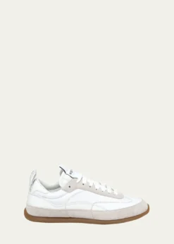 McQueenMen's EC1 Suede and Nylon Low-Top Trainers