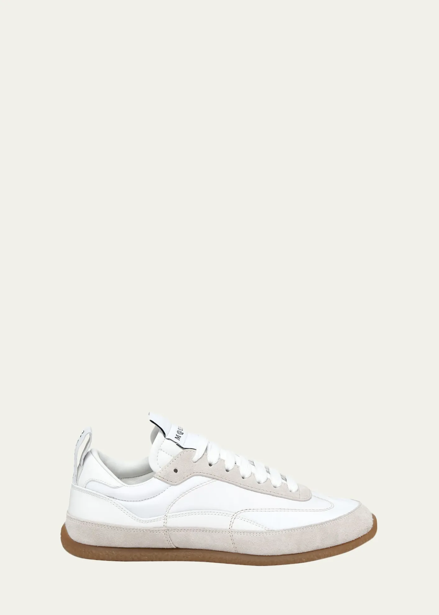 McQueenMen's EC1 Suede and Nylon Low-Top Trainers